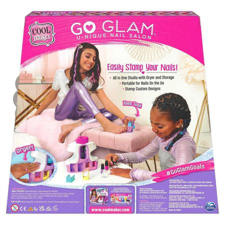 Go Glam - Glitter Nails - Kit de Decorar Pintar Unhas SUNNY BRINQUEDOS