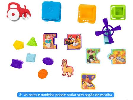 Brinquedo de Encaixar Fazendinha Ta Te Ti - 20 Peças - Calesita Imagem de Brinquedo de Encaixar Fazendinha Ta Te Ti - 20 Peças