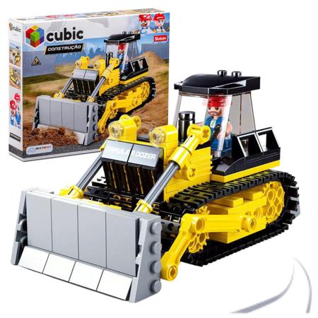 Imagem de Brinquedo de Montar Cubic Escavadeira 231 Peças Multikids