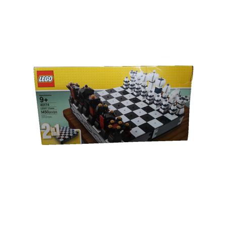 Brinquedo de Montar LEGO Xadrez e Dama 1450 Peças 40174