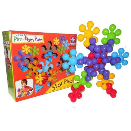 Brinquedo Infantil Star Plic Blocos De Montar Jogo Estrela - Loja Zuza  Brinquedos