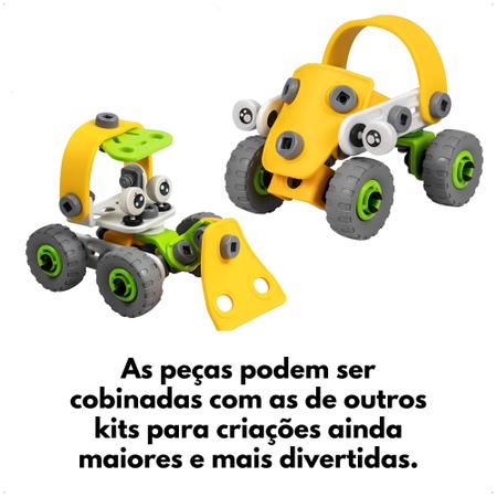 Blocos De Encaixar - Click+ 46 Peças - Steam Toy, Steam Toy