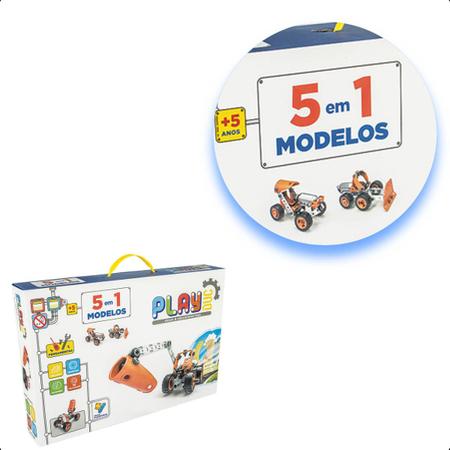 JOGO DE BLOCOS P. MONTAR 52 PCS BA-10255 20 COMERCIAL Brinquedos