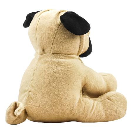 Brinquedo de Pelúcia Cachorrinho Sentado Pet Fofinho 20 cm - Barra Rey