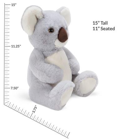 Imagem de Brinquedo de pelúcia cinza de pelúcia Koala Vermont de pelúcia de 15 polegadas