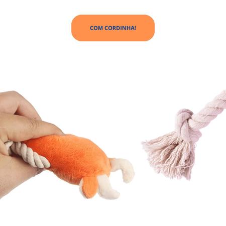 Brinquedo de Pelúcia Touro p/ Pets Cachorro c/ Apto e corda divertido - PetLon Imagem de Brinquedo de Pelúcia Touro p/ Pets Cachorro c/ Apto e corda divertido