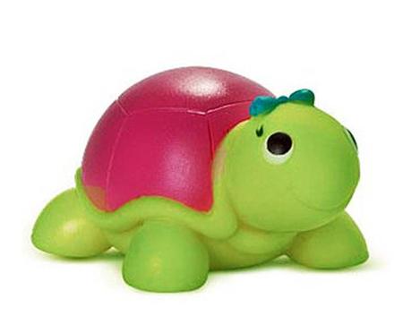 Imagem de Brinquedo de vinil para bebê a partir de 3 meses - tartaruga
