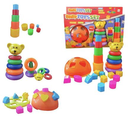 Brinquedo de Encaixe Infantil Para Bebê Progressivo Animais - Bambinno -  Brinquedos Educativos e Materiais Pedagógicos