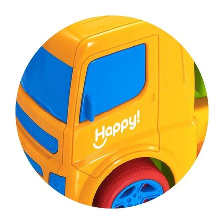 Brinquedo Infantil Colecao Happy Caminhao Didatico Usual - Papellotti