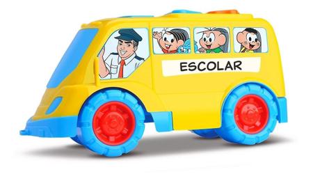 Imagem de Brinquedo Didático Ônibus Da Turma Da Mônica - Samba Toys
