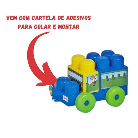 Imagem de Brinquedo Didatico Passeio na Selva Coti Block 2358 Cotiplas