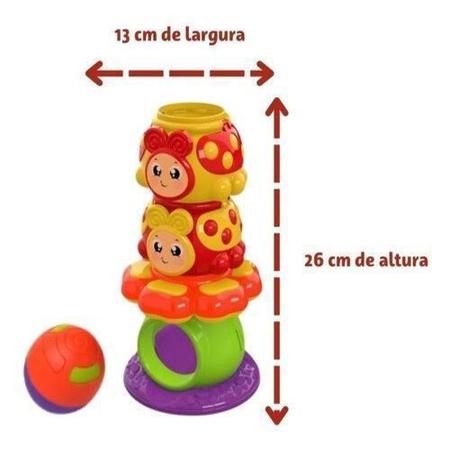 Imagem de Brinquedo Didatico Torre Joaninha