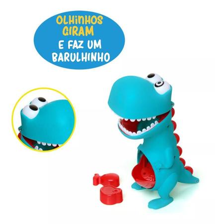 Imagem de Brinquedo Dino Papa Tudo E Pintinho Musical Educativo Elka