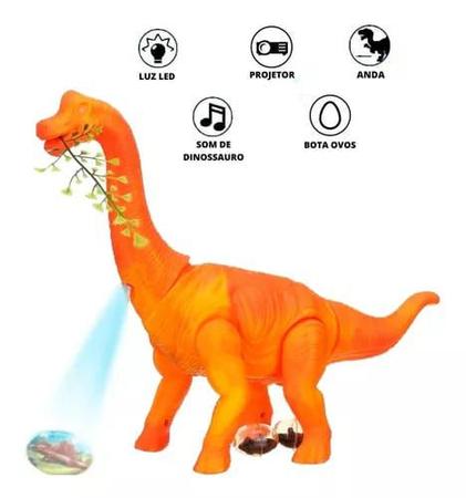 Dinossauro com Asas – Som / Luz / Movimento / Gira 360° – 34 cm x 20 cm –  Maior Loja de Brinquedos da Região