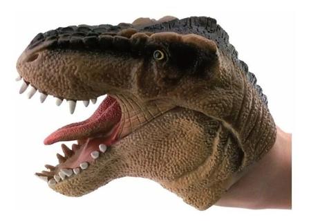 Brinquedo dinossauro jurassic dino fantoche de mao dtc 3731