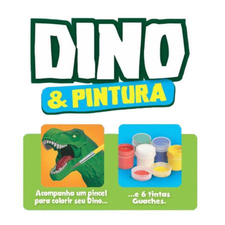 Imagem de Brinquedo Dinossauro Para Colorir Dino Pintura T-Rex Miketa