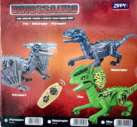 Imagem de Brinquedo dinossauro recarregavel com controle