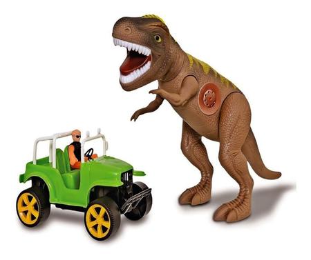 Carro Dinossauro Rex com Dinossauros