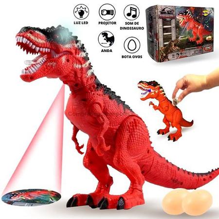 Brinquedo Dinossauro Robo Mega Dino Vermelho Toyng 42525