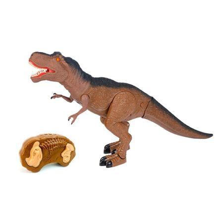 Imagem de Brinquedo Dinossauro Tiranossauro Rex - Com Luz e Som e controle remoto