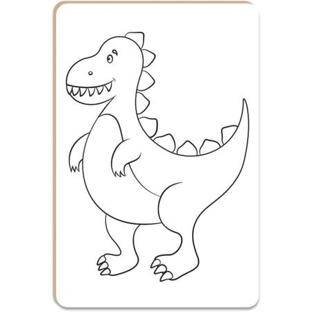 Kit De Pintura Dinos Jogo De Colorir Infantil Dinossauros Nig