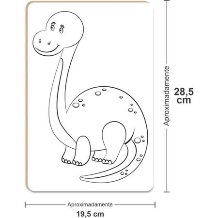 Kit De Pintura Dinos Jogo De Colorir Infantil Dinossauros Nig Brinquedos +  Cavalete Telas Pincel Tintas - Kit de Pintura Infantil - Magazine Luiza