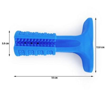Imagem de Brinquedo e Escova de dentes Para Cachorro de borracha natural - Bom Amigo