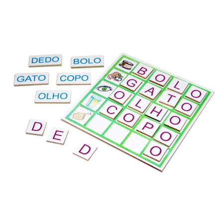 Jogo de Tabuleiro Loto Leitura em MDF - STEM Toys - Brinquedos Educativos e  STEAM