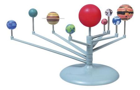 Brinquedo modelo educacional do sistema solar, kit de modelo do