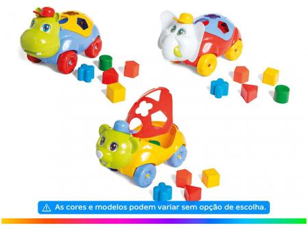 Imagem de Brinquedo Educativo Animais da Selva Tateti - 5 Peças