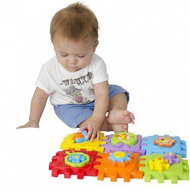 Imagem de Brinquedo educativo bebê 6 meses com som smart cube