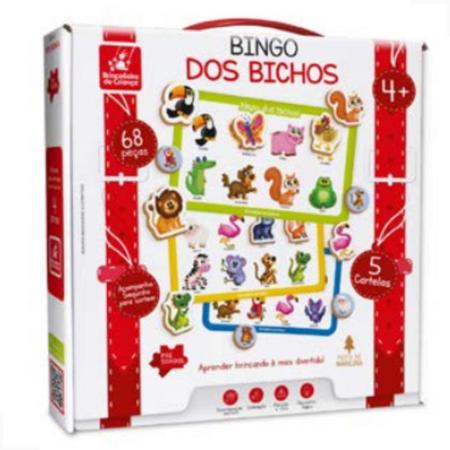 Jogo Bingo dos Bichos Brinquedo Educativo Madeira - Bate Bumbo - 4 anos -  Jogos Educativos - Magazine Luiza