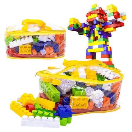 Brinquedo Educativo Blocos de Montar Cubos Junior 60 Peças - Carimbras -  Brinquedos de Montar e Desmontar - Magazine Luiza