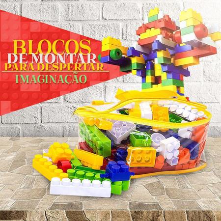 Blocos De Montar 300 Peças Grandes Brinquedo Educativo, Magalu Empresas