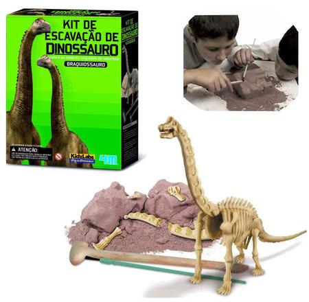 Kit de Escavação de Dinossauro Velociraptor - Educativos Brinquedos