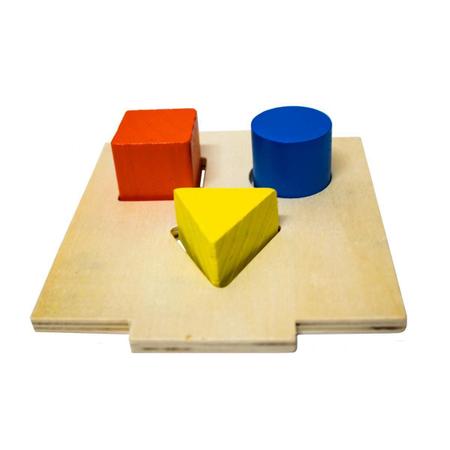 Imagem de Brinquedo Educativo Cubo Blocos Encaixar Formas Geométricas