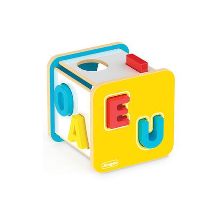 Imagem de Brinquedo Educativo, Cubo Didático - Letras, Junges