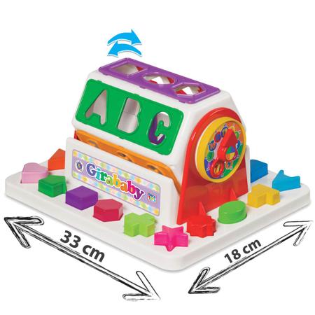 Imagem de Brinquedo Educativo Girababy para Bebês Acima de 1 ano - Mercotoys