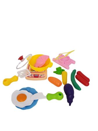 Imagem de Brinquedo Educativo Infantil Cozinha Com Mais De 10 Peças