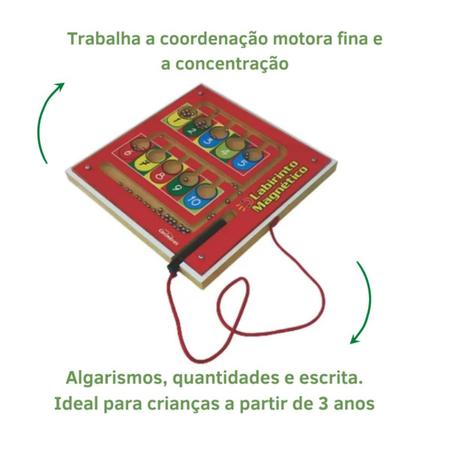 Jogo Educativo da Memória de Números e Quantidades Infantil - Carimbras -  Brinquedos Educativos - Magazine Luiza