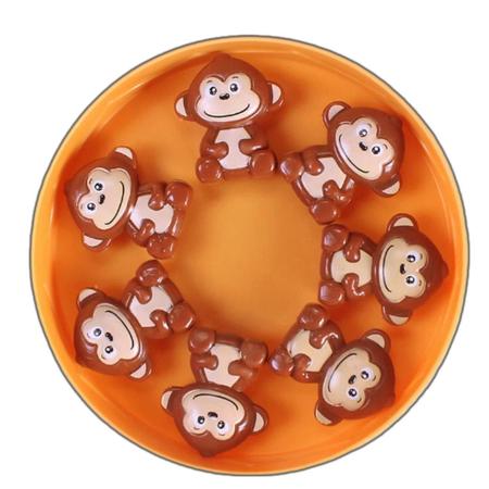 Imagem de Brinquedo Educativo Jogo Balança Numérica Matemática Macaco