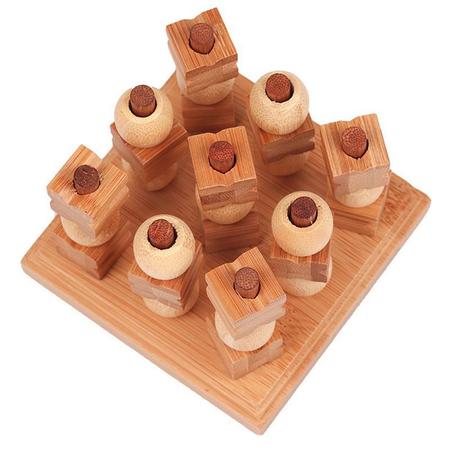 Jogo da Velha Clássico, Brinquedo Educativo Montessori