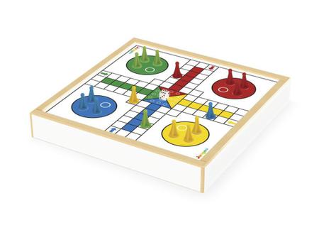 Jogo Damas E Ludo De Madeira - Brincadeira De Criança em Promoção na  Americanas