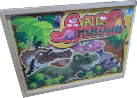 Corrida dos Dinossauros - Jogo de Madeira - Versão do clássico