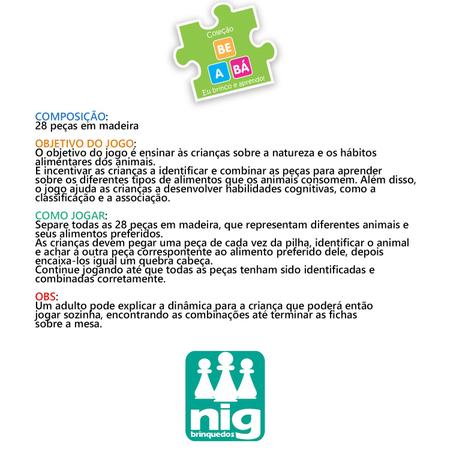 Jogo das Combinações Brinquedo Educativo Brinquedos Educativos