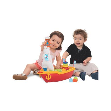 Imagem de Brinquedo Educativo, Mega Barco Didático, Solapa, Merco Toys