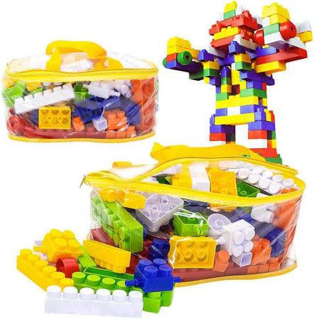 Brinquedo Educativo Mega Blocos de Montar 120 Peças - Pirlimpimpim  Brinquedos