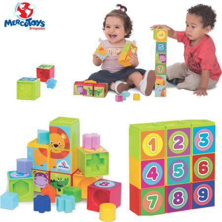 Brinquedo Educativo 50 Pçs Grandes Resistente Pecinhas Montar Encaixar  Construir Criar Presente - Online - Brinquedos Educativos - Magazine Luiza
