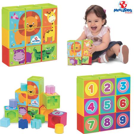 Brinquedo Educativo de Montar Pecinhas Com Cores Sortidas - ShopJJ -  Brinquedos, Bebe Reborn e Utilidades