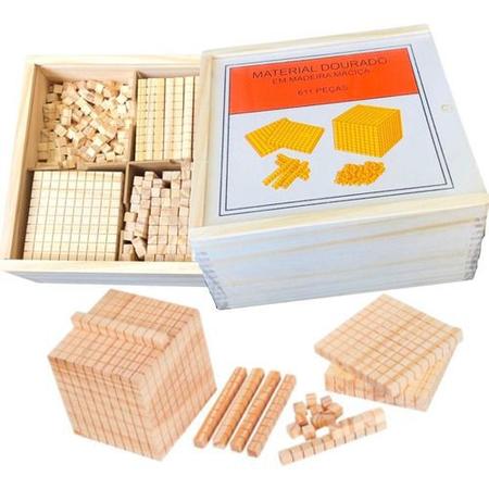 Material Dourado - 611 peças - Brinquedos Educativos e Pedagógicos